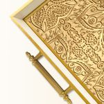 Casa si Gradina - Bucatarie si vesela - Ustensile bucatarie - Tavi servire - Tavă Aberto Design, sticlă, 50 x 29 x 3.5 cm, multicolor, 244KNG1698 - Infinity.ro
