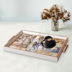 Casa si Gradina - Bucatarie si vesela - Ustensile bucatarie - Tavi servire - Tavă Aberto Design, sticlă, 50 x 29 x 3.5 cm, multicolor, 244KNG1701 - Infinity.ro