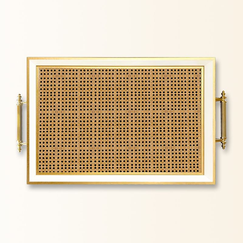 Casa si Gradina - Bucatarie si vesela - Ustensile bucatarie - Tavi servire - Tavă Aberto Design, sticlă, 50 x 29 x 3.5 cm, multicolor, 244KNG1738 - Infinity.ro