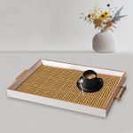 Casa si Gradina - Bucatarie si vesela - Ustensile bucatarie - Tavi servire - Tavă Aberto Design, sticlă, 50 x 29 x 3.5 cm, multicolor, 244KNG1738 - Infinity.ro