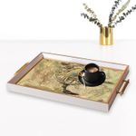 Casa si Gradina - Bucatarie si vesela - Ustensile bucatarie - Tavi servire - Tavă Aberto Design, sticlă, 50 x 29 x 3.5 cm, multicolor, 244KNG1735 - Infinity.ro