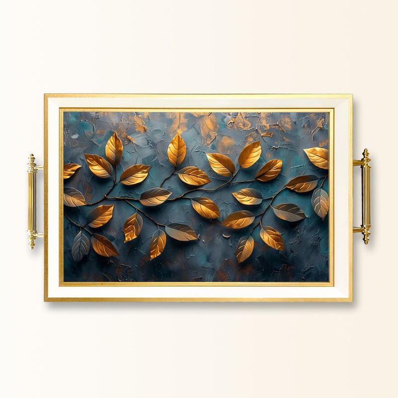 Casa si Gradina - Bucatarie si vesela - Ustensile bucatarie - Tavi servire - Tavă Aberto Design, sticlă, 50 x 29 x 3.5 cm, multicolor, 244KNG1762 - Infinity.ro