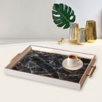 Casa si Gradina - Bucatarie si vesela - Ustensile bucatarie - Tavi servire - Tavă Aberto Design, sticlă, 50 x 29 x 3.5 cm, multicolor, 244KNG1780 - Infinity.ro