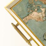 Casa si Gradina - Bucatarie si vesela - Ustensile bucatarie - Tavi servire - Tavă Aberto Design, sticlă, 50 x 29 x 3.5 cm, multicolor, 244KNG1779 - Infinity.ro