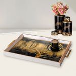 Casa si Gradina - Bucatarie si vesela - Ustensile bucatarie - Tavi servire - Tavă Aberto Design, sticlă, 50 x 29 x 3.5 cm, multicolor, 244KNG1766 - Infinity.ro