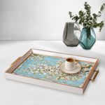 Casa si Gradina - Bucatarie si vesela - Ustensile bucatarie - Tavi servire - Tavă Aberto Design, sticlă, 50 x 29 x 3.5 cm, multicolor, 244KNG1760 - Infinity.ro