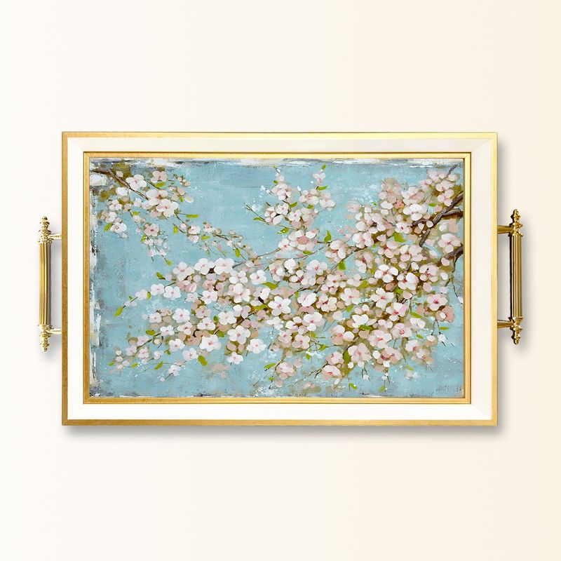 Casa si Gradina - Bucatarie si vesela - Ustensile bucatarie - Tavi servire - Tavă Aberto Design, sticlă, 50 x 29 x 3.5 cm, multicolor, 244KNG1760 - Infinity.ro