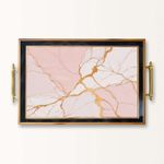 Casa si Gradina - Bucatarie si vesela - Ustensile bucatarie - Tavi servire - Tavă Aberto Design, sticlă, 50 x 29 x 3.5 cm, multicolor, 244KNG1813 - Infinity.ro