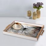 Casa si Gradina - Bucatarie si vesela - Ustensile bucatarie - Tavi servire - Tavă Aberto Design, sticlă, 50 x 29 x 3.5 cm, multicolor, 244KNG1783 - Infinity.ro