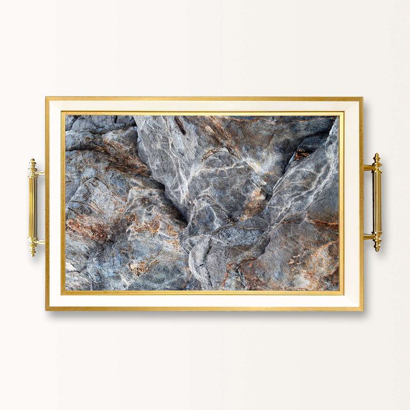 Casa si Gradina - Bucatarie si vesela - Ustensile bucatarie - Tavi servire - Tavă Aberto Design, sticlă, 50 x 29 x 3.5 cm, multicolor, 244KNG1835 - Infinity.ro