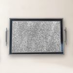 Casa si Gradina - Bucatarie si vesela - Ustensile bucatarie - Tavi servire - Tavă Aberto Design, sticlă, 50 x 29 x 3.5 cm, multicolor, 244KNG1788 - Infinity.ro