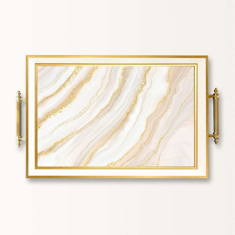 Casa si Gradina - Bucatarie si vesela - Ustensile bucatarie - Tavi servire - Tavă Aberto Design, sticlă, 50 x 29 x 3.5 cm, multicolor, 244KNG1840 - Infinity.ro