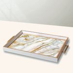 Casa si Gradina - Bucatarie si vesela - Ustensile bucatarie - Tavi servire - Tavă Aberto Design, sticlă, 50 x 29 x 3.5 cm, multicolor, 244KNG1844 - Infinity.ro