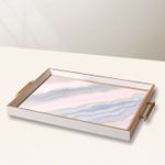 Casa si Gradina - Bucatarie si vesela - Ustensile bucatarie - Tavi servire - Tavă Aberto Design, sticlă, 50 x 29 x 3.5 cm, multicolor, 244KNG1856 - Infinity.ro