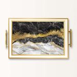 Casa si Gradina - Bucatarie si vesela - Ustensile bucatarie - Tavi servire - Tavă Aberto Design, sticlă, 50 x 29 x 3.5 cm, multicolor, 244KNG1861 - Infinity.ro