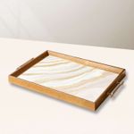 Casa si Gradina - Bucatarie si vesela - Ustensile bucatarie - Tavi servire - Tavă Aberto Design, sticlă, 50 x 29 x 3.5 cm, multicolor, 244KNG1887 - Infinity.ro