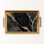 Casa si Gradina - Bucatarie si vesela - Ustensile bucatarie - Tavi servire - Tavă Aberto Design, sticlă, 50 x 29 x 3.5 cm, multicolor, 244KNG1896 - Infinity.ro