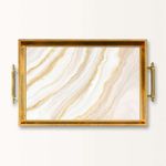 Casa si Gradina - Bucatarie si vesela - Ustensile bucatarie - Tavi servire - Tavă Aberto Design, sticlă, 50 x 29 x 3.5 cm, multicolor, 244KNG1887 - Infinity.ro