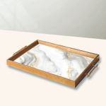 Casa si Gradina - Bucatarie si vesela - Ustensile bucatarie - Tavi servire - Tavă Aberto Design, sticlă, 50 x 29 x 3.5 cm, multicolor, 244KNG1900 - Infinity.ro