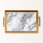 Casa si Gradina - Bucatarie si vesela - Ustensile bucatarie - Tavi servire - Tavă Aberto Design, sticlă, 50 x 29 x 3.5 cm, multicolor, 244KNG1897 - Infinity.ro