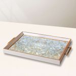 Casa si Gradina - Bucatarie si vesela - Ustensile bucatarie - Tavi servire - Tavă Aberto Design, sticlă, 50 x 29 x 3.5 cm, multicolor, 244KNG1878 - Infinity.ro