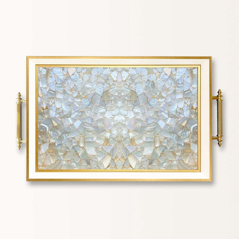 Casa si Gradina - Bucatarie si vesela - Ustensile bucatarie - Tavi servire - Tavă Aberto Design, sticlă, 50 x 29 x 3.5 cm, multicolor, 244KNG1878 - Infinity.ro