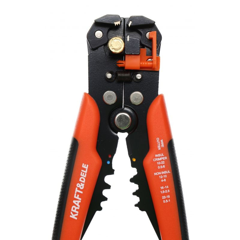 Casa si Gradina - Constructii - Scule de mana si unelte - Clesti si patenti - Set de cleste dezizolat cabluri electrice cu pini KD10543 KraftDele - Infinity.ro