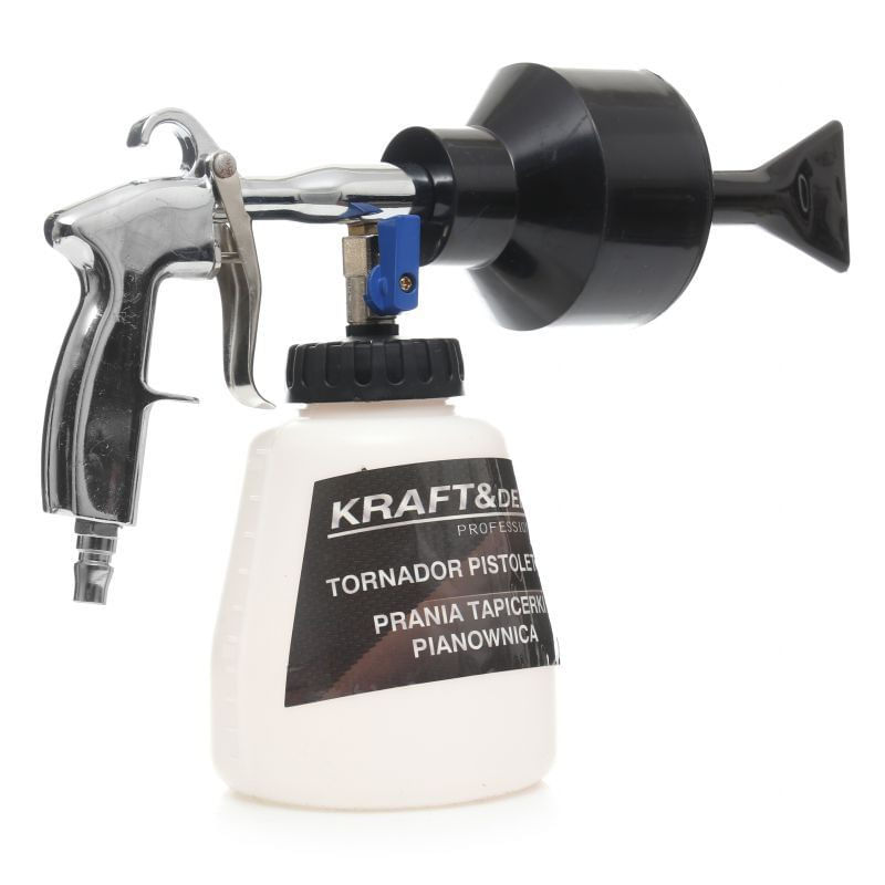 Casa si Gradina - Constructii - Vopsea si tencuieli - Pistoale si sisteme de vopsit si tencuit - Pistol pneumatic tornador pentru spumare tapiserie KD10378 KraftDele - Infinity.ro
