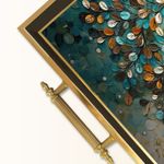 Casa si Gradina - Bucatarie si vesela - Ustensile bucatarie - Tavi servire - Tavă Aberto Design, sticlă, 50 x 29 x 3.5 cm, multicolor, 244KNG1262 - Infinity.ro
