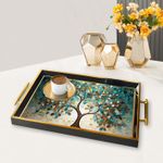 Casa si Gradina - Bucatarie si vesela - Ustensile bucatarie - Tavi servire - Tavă Aberto Design, sticlă, 50 x 29 x 3.5 cm, multicolor, 244KNG1262 - Infinity.ro