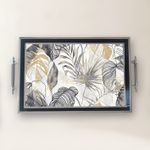 Casa si Gradina - Bucatarie si vesela - Ustensile bucatarie - Tavi servire - Tavă Aberto Design, sticlă, 50 x 29 x 3.5 cm, multicolor, 244KNG1312 - Infinity.ro