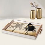 Casa si Gradina - Bucatarie si vesela - Ustensile bucatarie - Tavi servire - Tavă Aberto Design, sticlă, 50 x 29 x 3.5 cm, multicolor, 244KNG1658 - Infinity.ro