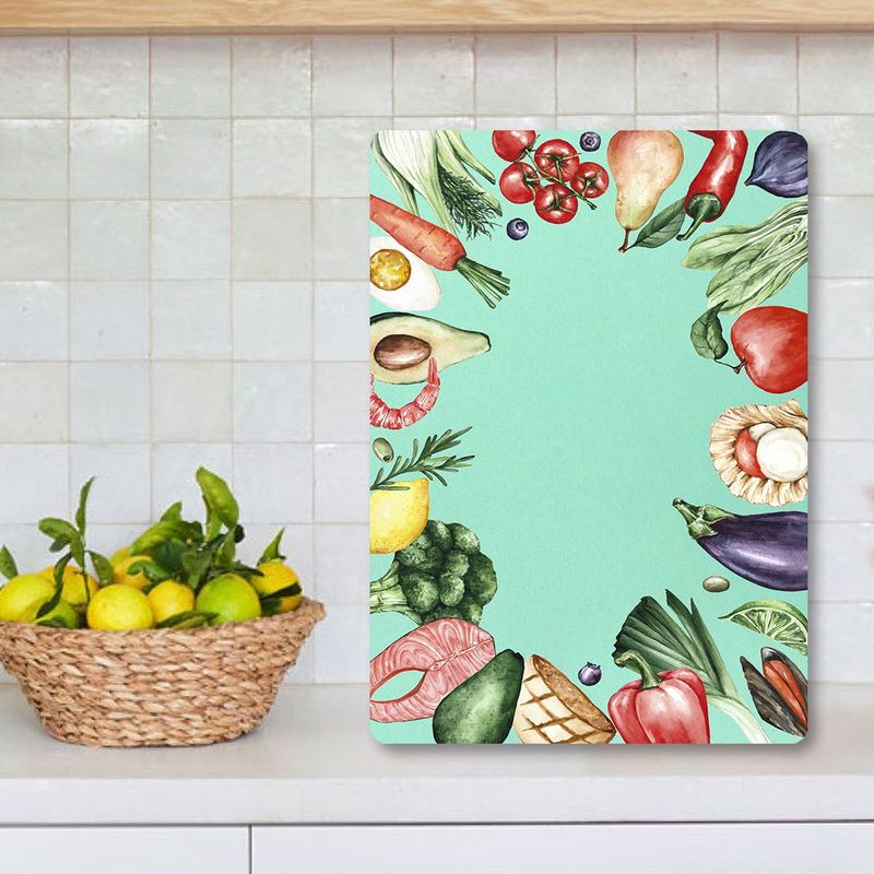 Casa si Gradina - Bucatarie si vesela - Ustensile bucatarie - Tocatoare de bucatarie - Tocător Hermia, sticlă, 20 x 30 cm, multicolor, 400FLR1284 - Infinity.ro