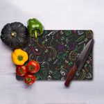 Casa si Gradina - Bucatarie si vesela - Ustensile bucatarie - Tocatoare de bucatarie - Tocător Hermia, sticlă, 20 x 30 cm, multicolor, 400FLR1275 - Infinity.ro