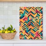 Casa si Gradina - Bucatarie si vesela - Ustensile bucatarie - Tocatoare de bucatarie - Tocător Hermia, sticlă, 20 x 30 cm, multicolor, 400FLR1338 - Infinity.ro