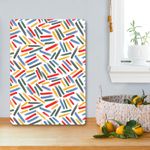 Casa si Gradina - Bucatarie si vesela - Ustensile bucatarie - Tocatoare de bucatarie - Tocător Hermia, sticlă, 20 x 30 cm, multicolor, 400FLR1341 - Infinity.ro