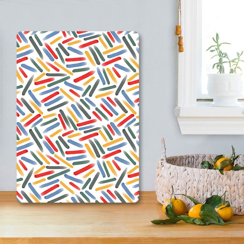 Casa si Gradina - Bucatarie si vesela - Ustensile bucatarie - Tocatoare de bucatarie - Tocător Hermia, sticlă, 20 x 30 cm, multicolor, 400FLR1341 - Infinity.ro
