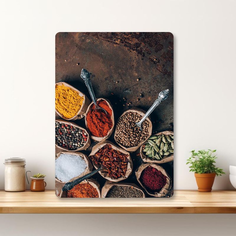 Casa si Gradina - Bucatarie si vesela - Ustensile bucatarie - Tocatoare de bucatarie - Tocător Hermia, sticlă, 20 x 30 cm, multicolor, 400FLR1425 - Infinity.ro