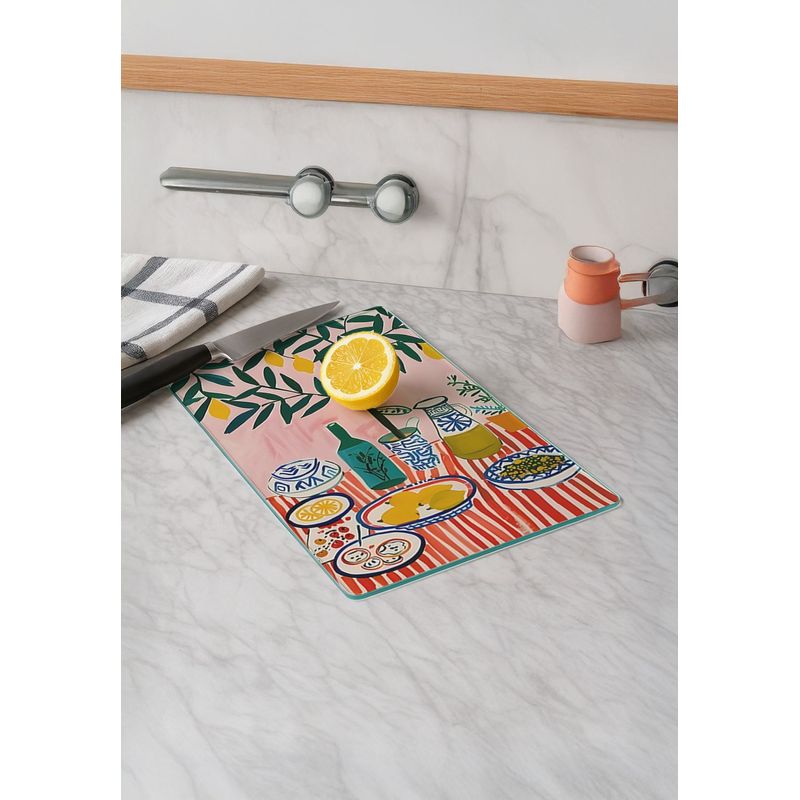 Casa si Gradina - Bucatarie si vesela - Ustensile bucatarie - Tocatoare de bucatarie - Tocător Hermia, sticlă, 20 x 30 cm, multicolor, 729BNT1105 - Infinity.ro