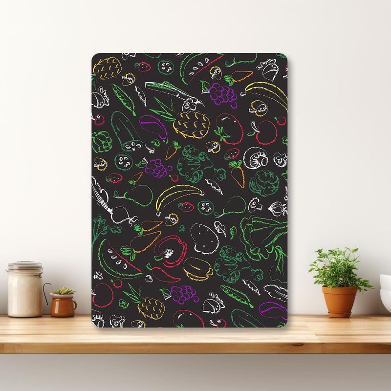 Casa si Gradina - Bucatarie si vesela - Ustensile bucatarie - Tocatoare de bucatarie - Tocător Hermia, sticlă, 25 x 35 cm, multicolor, 400FLR1276 - Infinity.ro
