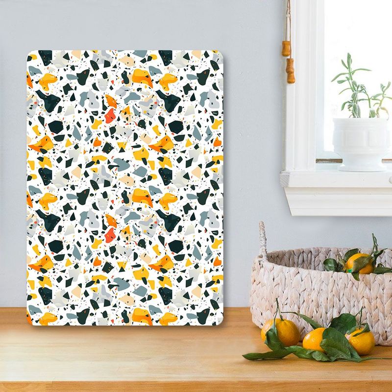 Casa si Gradina - Bucatarie si vesela - Ustensile bucatarie - Tocatoare de bucatarie - Tocător Hermia, sticlă, 25 x 35 cm, multicolor, 400FLR1294 - Infinity.ro