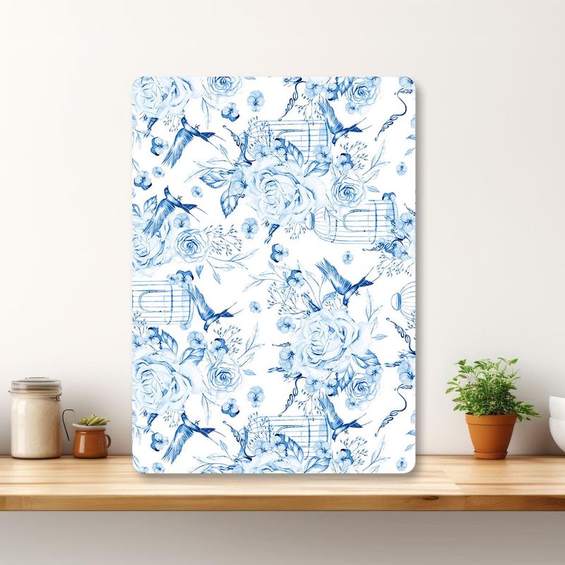Casa si Gradina - Bucatarie si vesela - Ustensile bucatarie - Tocatoare de bucatarie - Tocător Hermia, sticlă, 25 x 35 cm, multicolor, 400FLR1444 - Infinity.ro