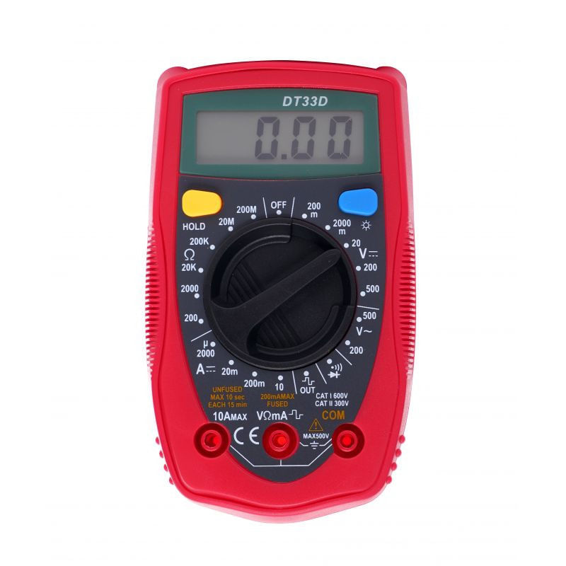 Casa si Gradina - Constructii - Scule electrice si accesorii - Aparate de masura - Multimetru digital DT33D KD11403 - Infinity.ro