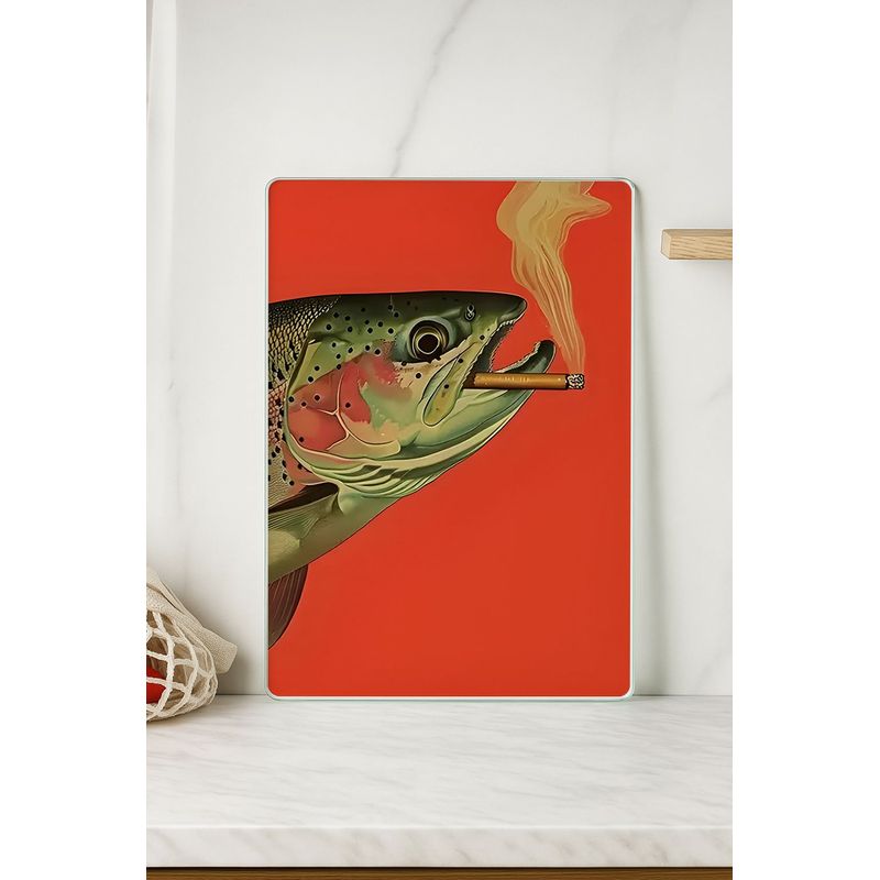 Casa si Gradina - Bucatarie si vesela - Ustensile bucatarie - Tocatoare de bucatarie - Tocător Hermia, sticlă, 30 x 40 cm, multicolor, 729BNT1184 - Infinity.ro