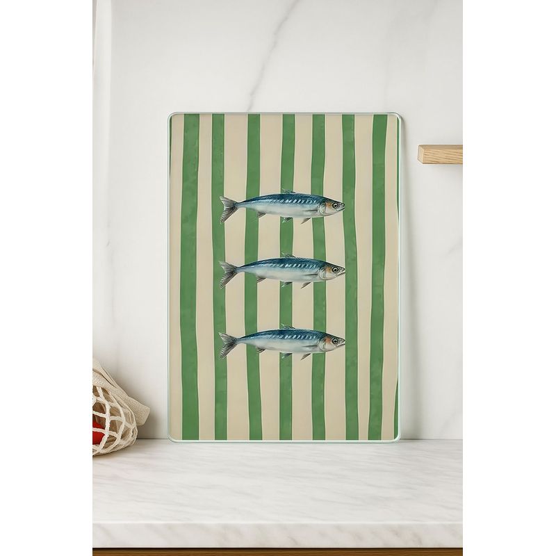 Casa si Gradina - Bucatarie si vesela - Ustensile bucatarie - Tocatoare de bucatarie - Tocător Hermia, sticlă, 30 x 40 cm, multicolor, 729BNT1185 - Infinity.ro