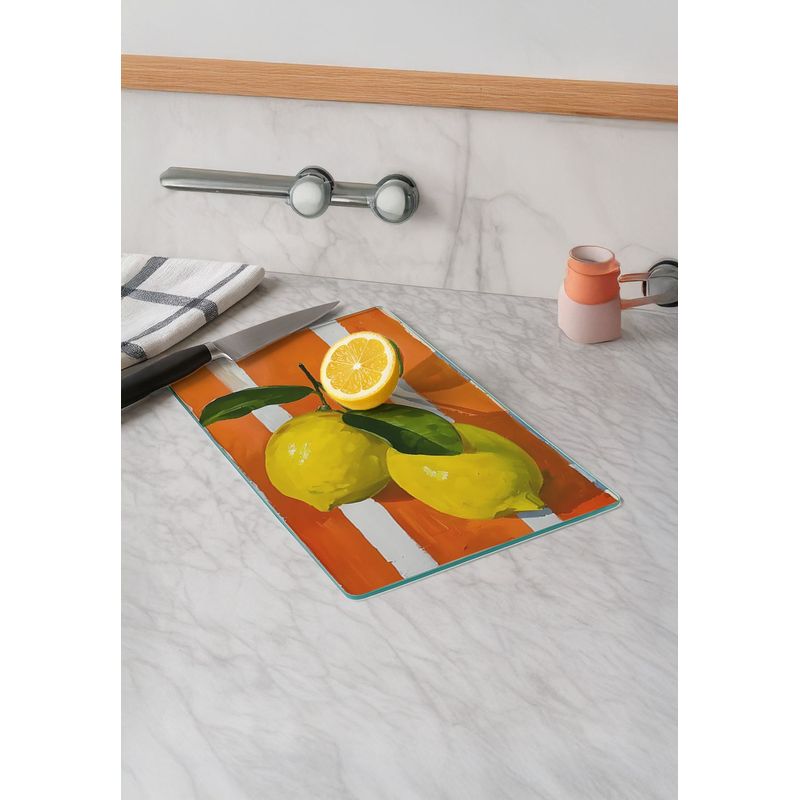 Casa si Gradina - Bucatarie si vesela - Ustensile bucatarie - Tocatoare de bucatarie - Tocător Hermia, sticlă, 30 x 40 cm, multicolor, 729BNT1221 - Infinity.ro