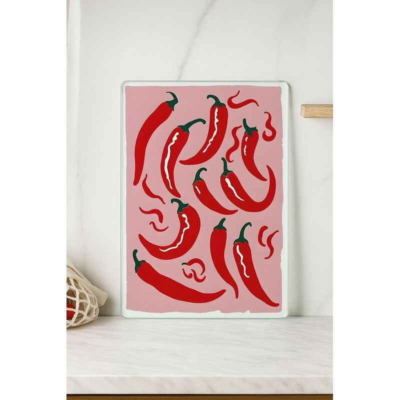 Casa si Gradina - Bucatarie si vesela - Ustensile bucatarie - Tocatoare de bucatarie - Tocător Hermia, sticlă, 20 x 30 cm, multicolor, 729BNT1161 - Infinity.ro