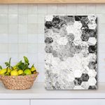 Casa si Gradina - Bucatarie si vesela - Ustensile bucatarie - Tocatoare de bucatarie - Tocător Hermia, sticlă, 25 x 35 cm, multicolor, 400FLR1219 - Infinity.ro