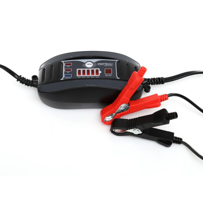 Auto si Moto - Reparatii si depanare - Redresoare - Redresor electronic digital auto 1A 6/12V 220V 10-30Ah KD1287 Kraftdele - Infinity.ro
