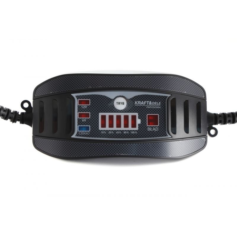 Auto si Moto - Reparatii si depanare - Redresoare - Redresor electronic digital auto 1A 6/12V 220V 10-30Ah KD1287 Kraftdele - Infinity.ro